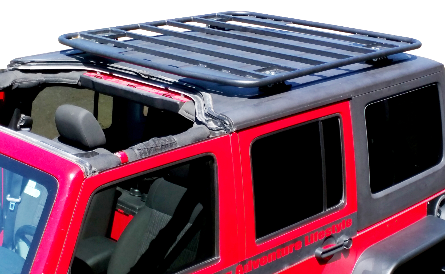 Jeep Wrangler Hard Top Platform Rack Kit (4" Tall Mounts)