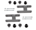 Heavy Duty Greasable Leaf Spring Shackle Kit (2" Lift)