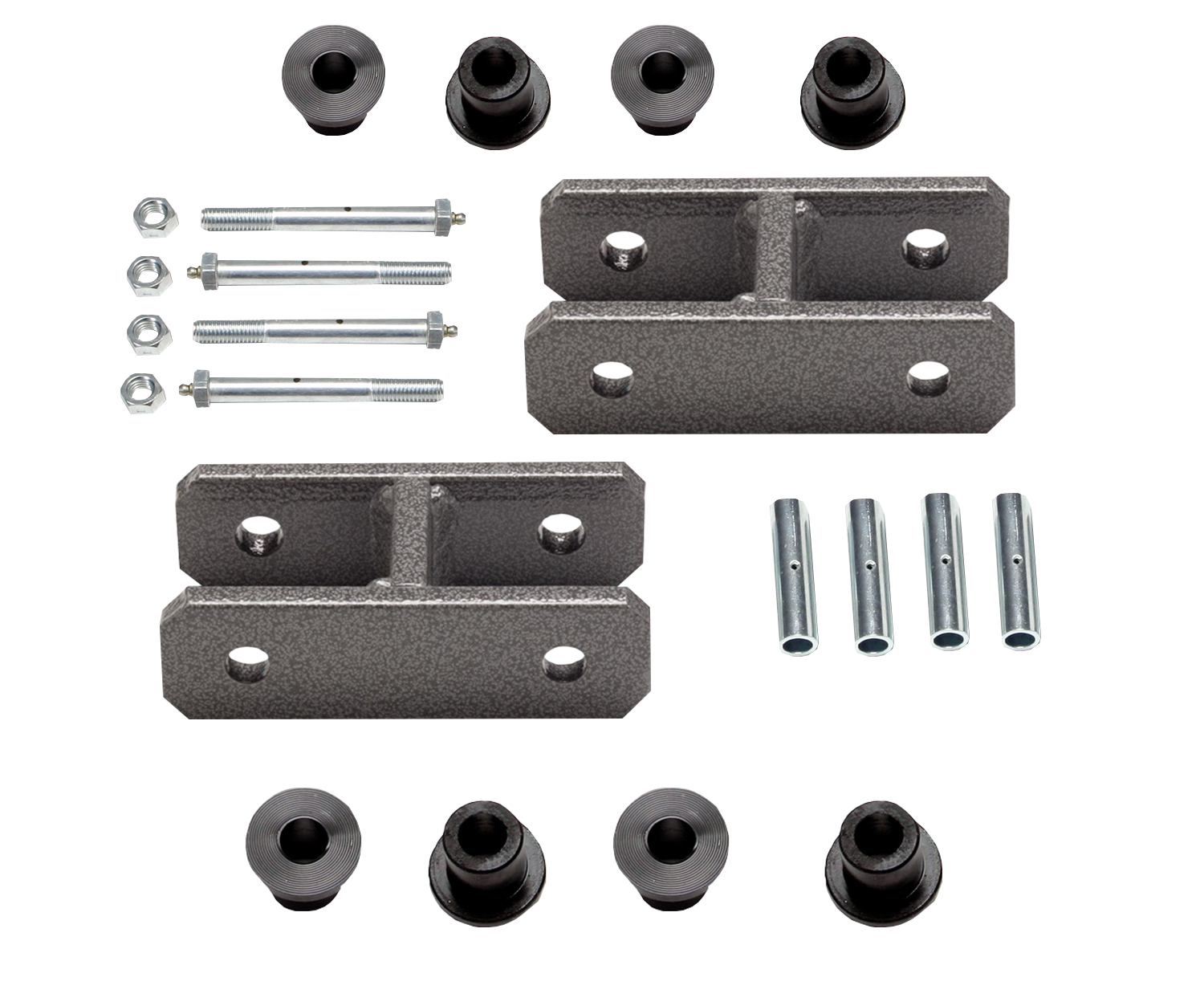 Heavy Duty Greasable Leaf Spring Shackle Kit (1/2" Lift)