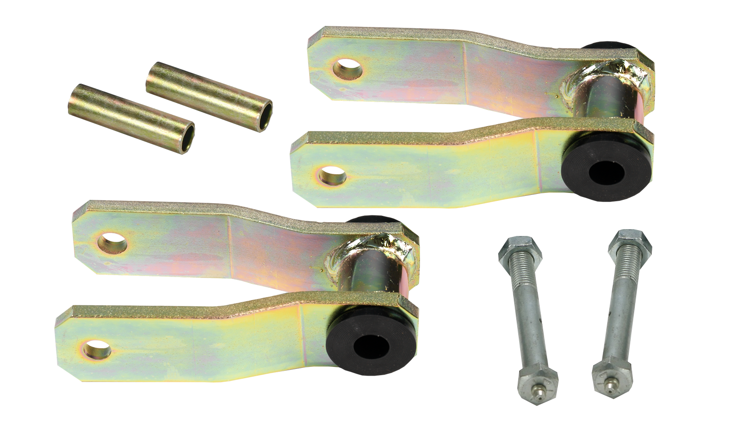 Heavy Duty Greasable Leaf Spring Shackle Kit (1/2" Lift)