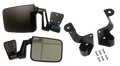 Jeep CJ7/YJ Mirror & Light Combo Bracket w/ Mirrors
