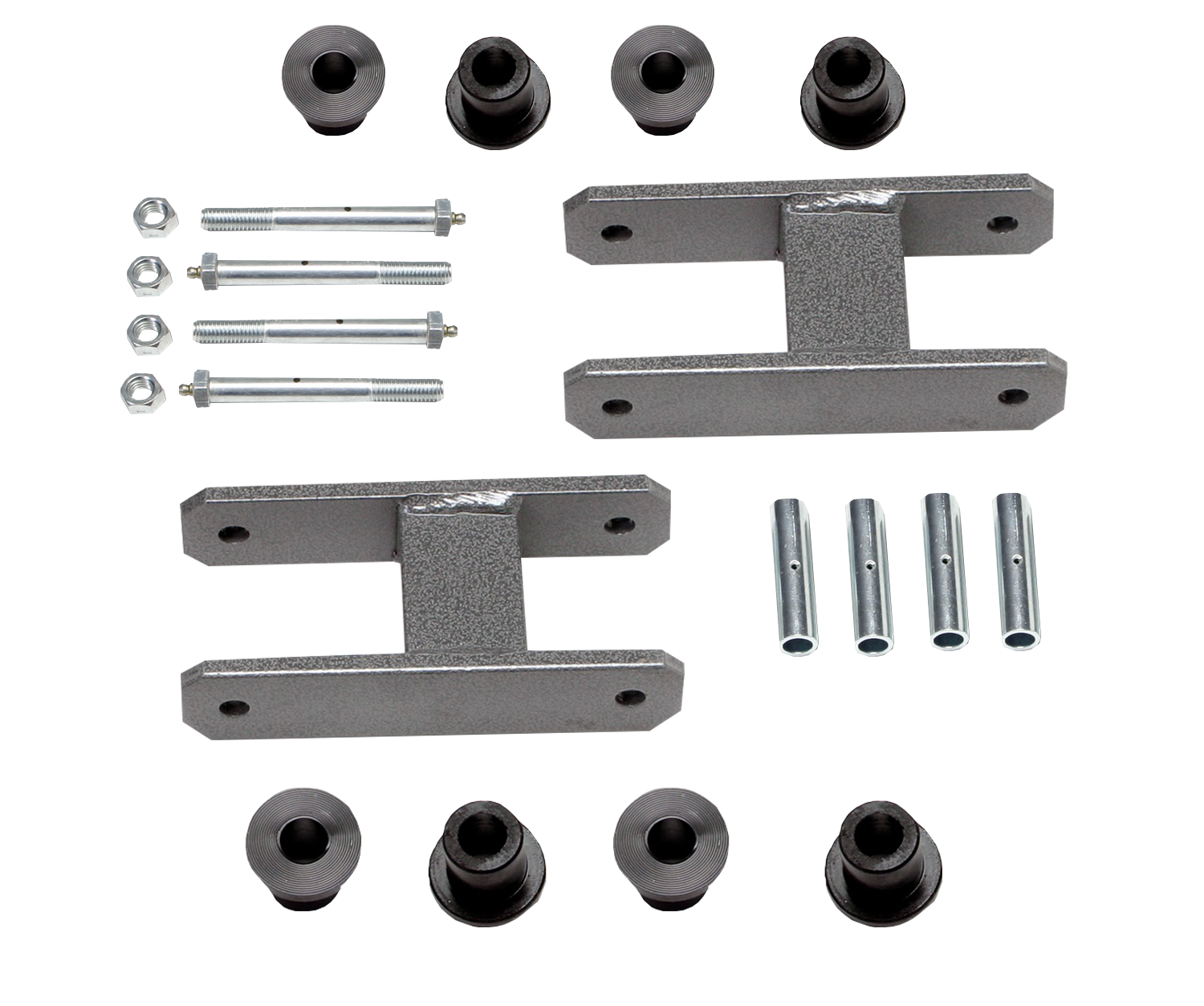 Heavy Duty Greasable Leaf Spring Shackle Kit (1-1/2" Lift)