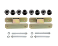 Heavy Duty Greasable Leaf Spring Shackle Kit (2" Lift)