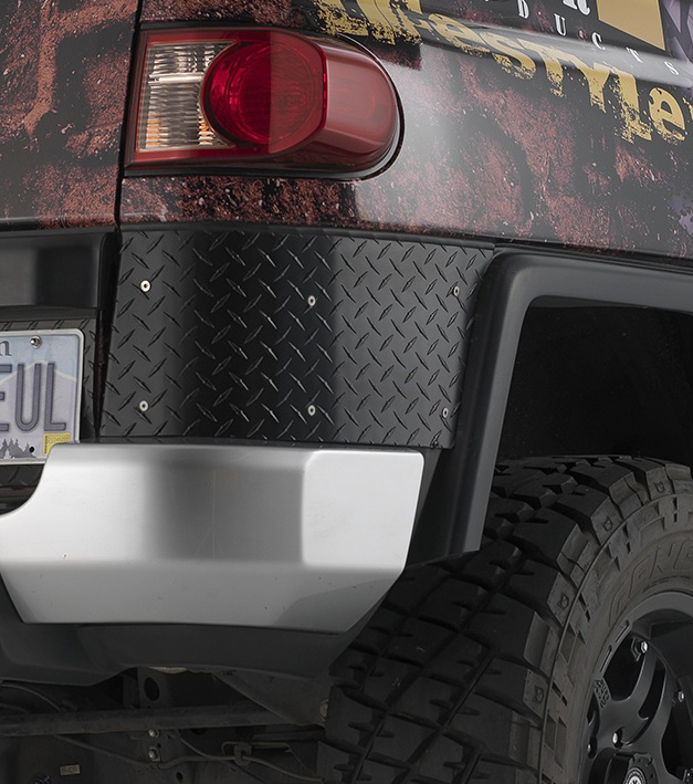 Toyota FJ Cruiser Rear Corners for Warrior Tube Flares
