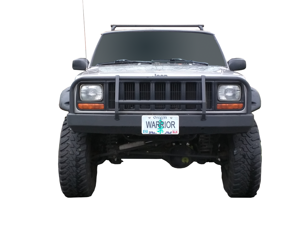 Jeep XJ Contour Front Bumper w/ Brushguard (Gen.2)