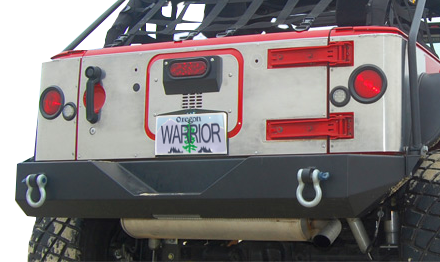 Jeep JK/JKU HD Aluminum Tailgate Cover (Outer)