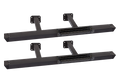 Jeep JKU Rock Bars w/ Diamond Tread Steps (Black)