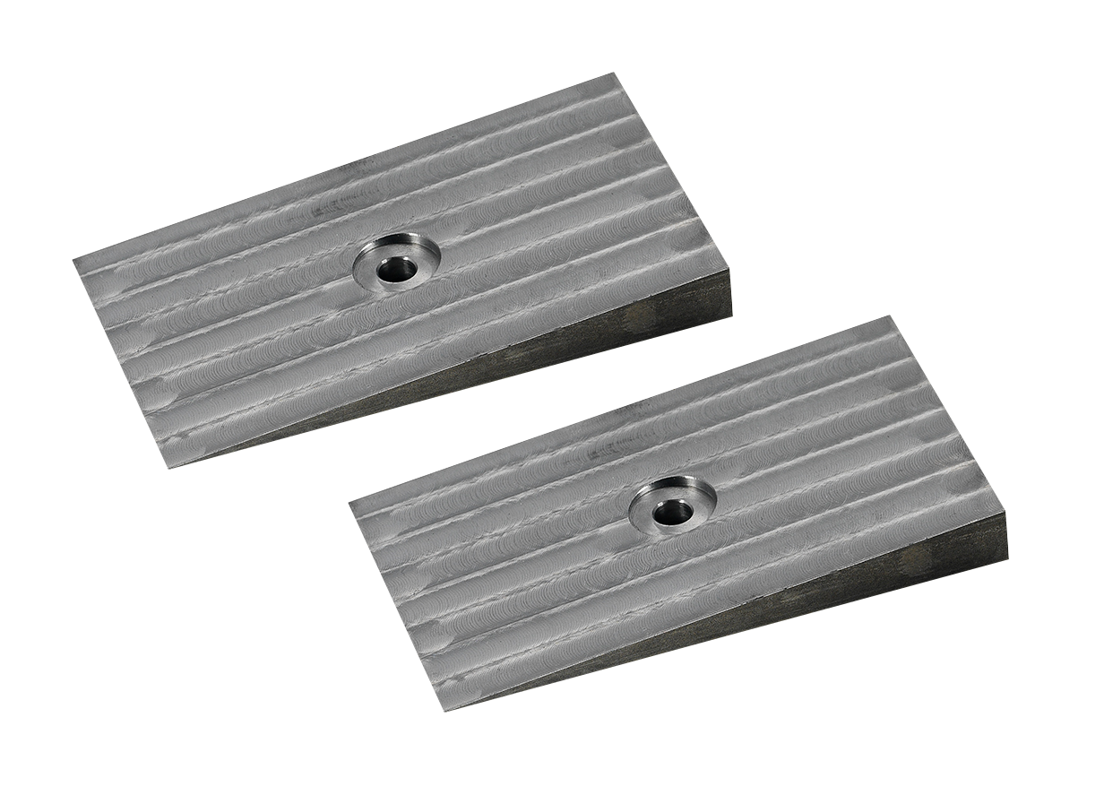 Machined Steel Shims for 2-1/4" Wide Leaf Springs (6 Degrees)