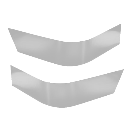 Jeep TJ Short Corners (Polished Aluminum)