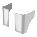Jeep CJ7 Rear Corners (No Holes)
