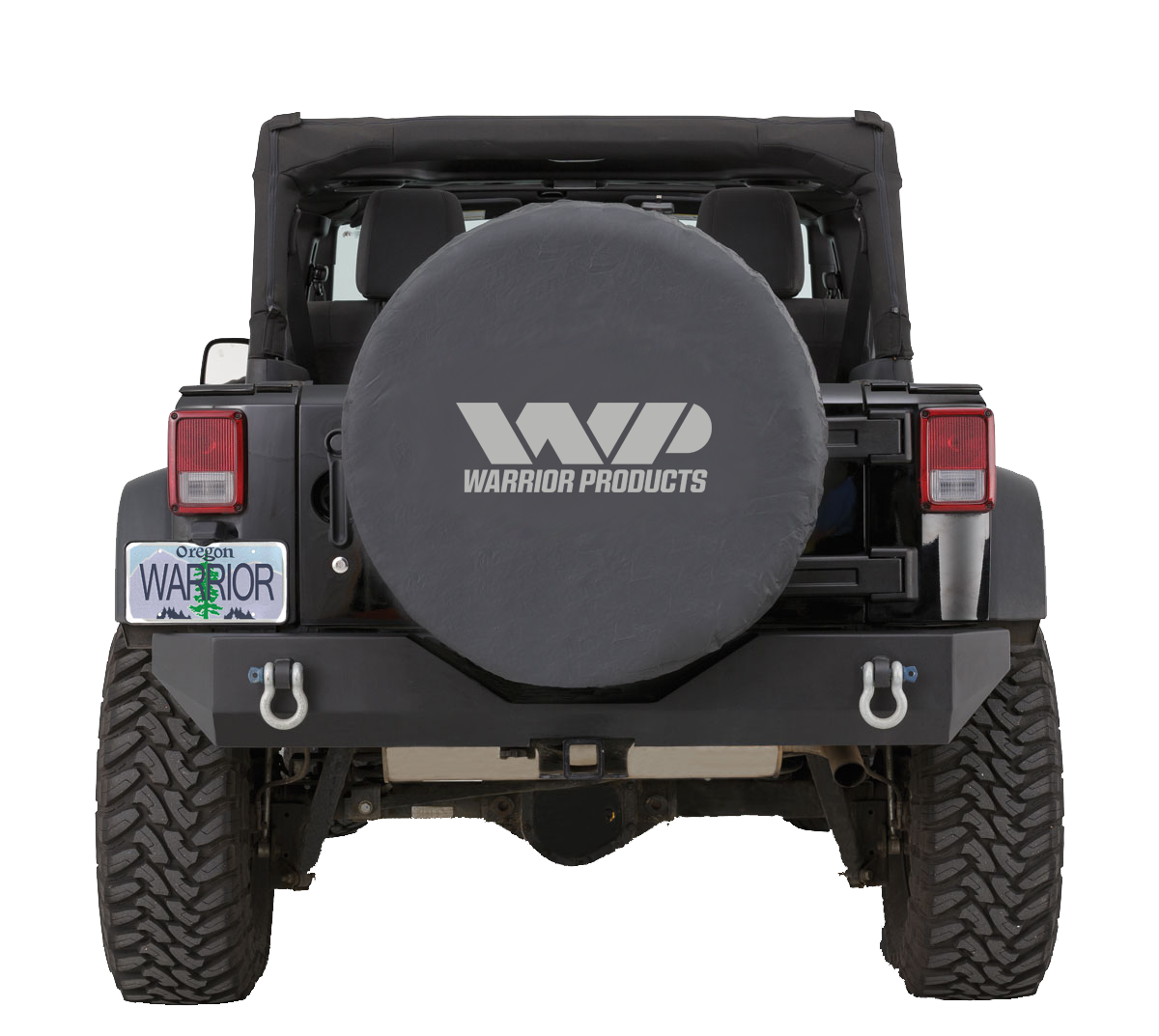 Black WP Spare Tire Cover (37" Tire)