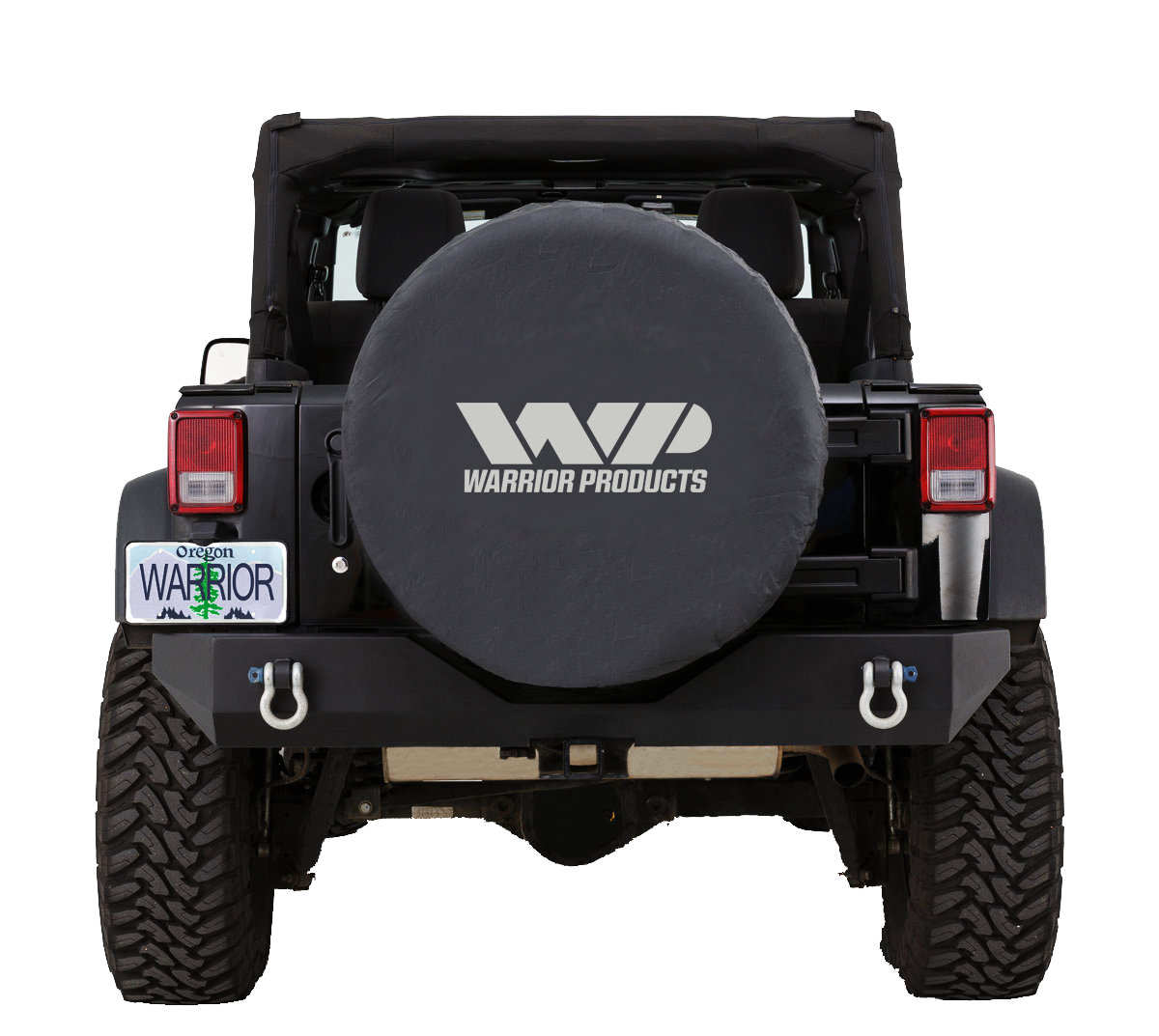 Black WP Spare Tire Cover (35" Tire)