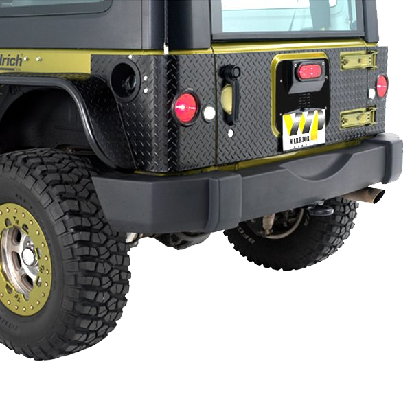 Jeep JK/JKU Inner Tailgate Cover Kit for Warrior LED 3rd Brake Light