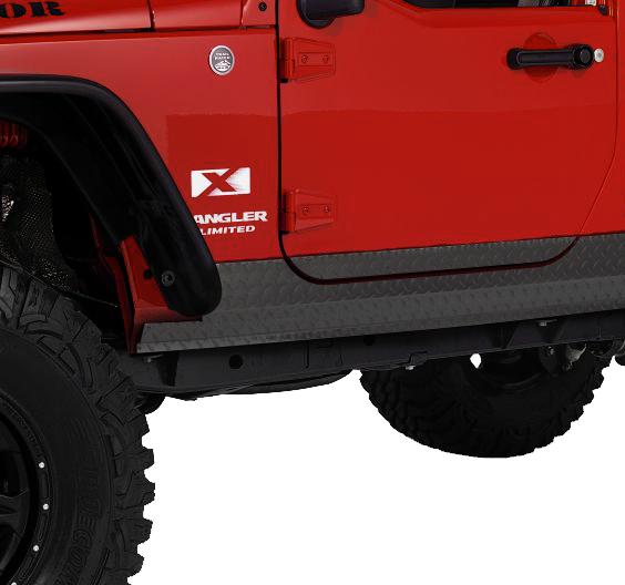 Jeep JK Under Door Sideplates (2 Door)