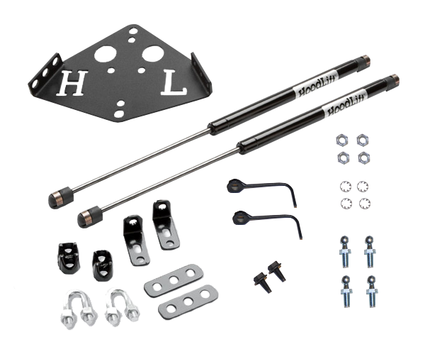 Jeep Wrangler TJ/LJ HoodLift & Tailgate Strut Combo Kit