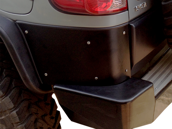 Toyota FJ Cruiser Rear Corners for Warrior Tube Flares