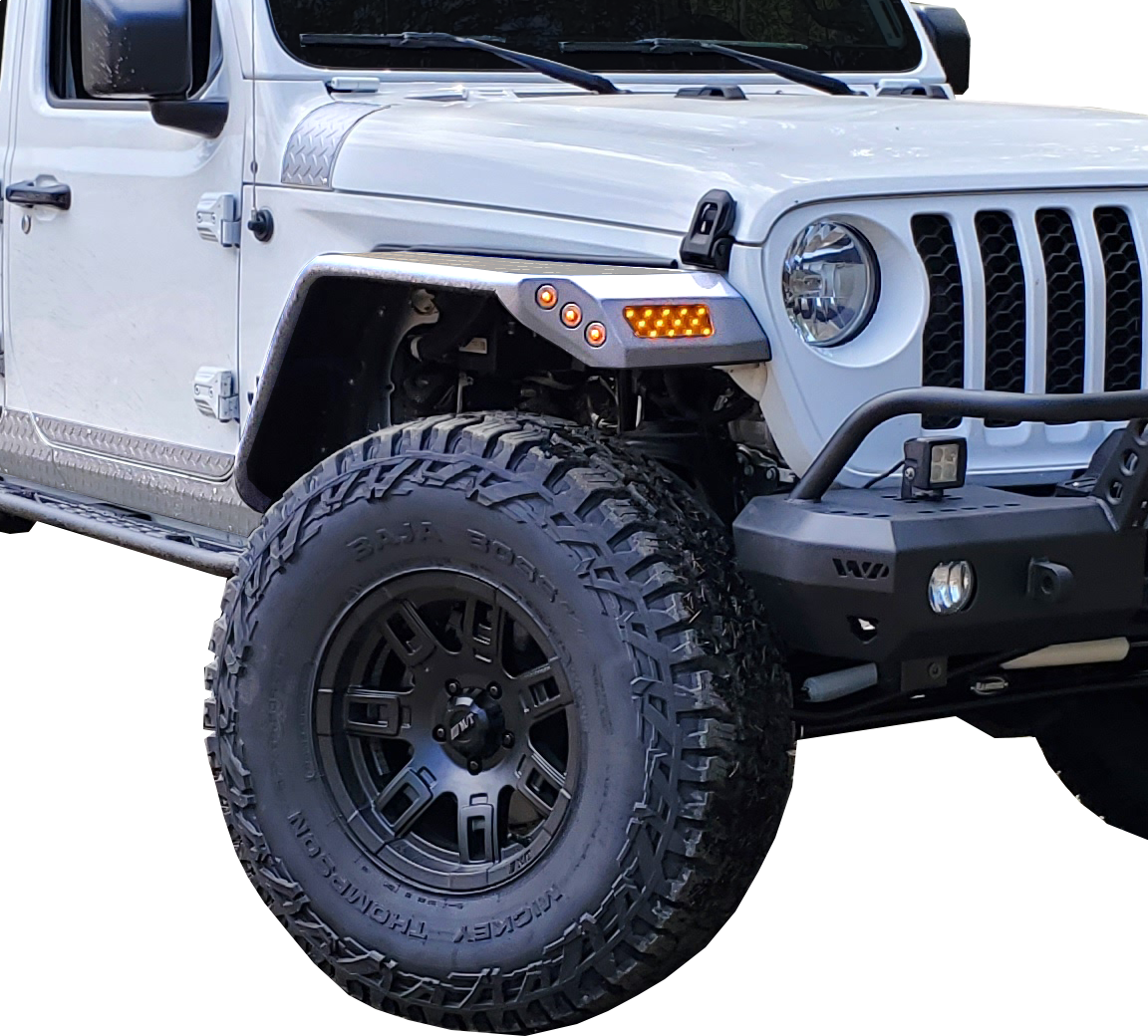 JEEP GLADIATOR JT FRONT TUBE FENDER FLARES – Warrior Products