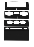 Jeep JK Dash Overlay (Power Windows)