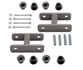 Heavy Duty Greasable Leaf Spring Shackle Kit (0" Lift)