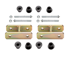 Heavy Duty Greasable Leaf Spring Shackle Kit (0" Lift)