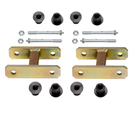 Heavy Duty Greasable Leaf Spring Shackle Kit (2" Lift)