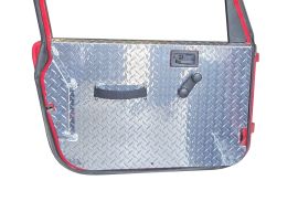 Jeep Wrangler TJ/LJ Interior Door Panels (Full Door) - Diamond Tread Aluminum