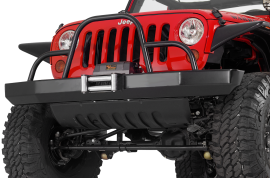 Jeep JK / JKU Rock Crawler Front Winch Bumper w/ Brush Guard