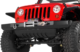 Jeep JK/JKU Rock Crawler Front Winch Bumper with D-Ring Mounts