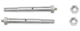 Greaseable Bolt Kit w/ Locknuts (18mm x 110mm x 2.0")