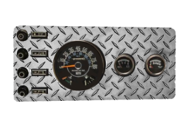 Jeep CJ5/CJ7/CJ8 Dash Panel Overlay w/o Radio Cutout