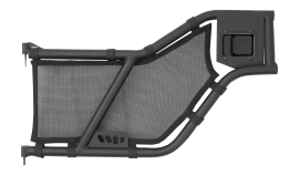 Jeep XJ Rear Mesh Cover for Warrior Tube Doors 