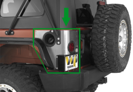 Jeep JK Rear LED Corners (2 Door)