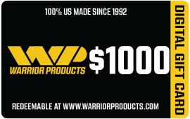 $1000 Warrior Products Digital Gift Card