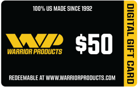 $50 Warrior Products Digital Gift Card