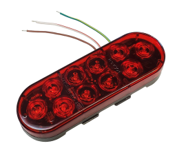 6" Oval Replacement LED Light (Red)