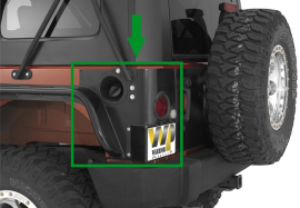 Jeep JKU Rear LED Corners